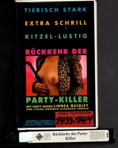 UFA Video Linnea Quigley   RÜCKKEHR DER PARTY - KILLER   Erotik   VHS Rarität   - Foto 1 di 2