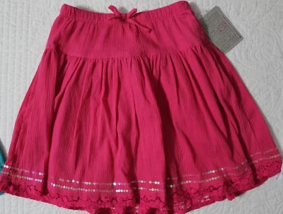 NUEVA FALDA NIÑA CANYON RIVER AZUL CON LENTEJUELAS ROSA VERDE O BLANCO TALLA 7/8 14/16 Foto 1 de 4