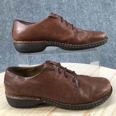 Zapatos Rockport para mujer 7,5 W con cordones punta lisa Oxford APW22244 cuero marrón Foto 1 de 4