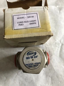 Neu Mepco MD66 Dampffalle MEPCO MD-66 3/4" NPT Edelstahl 600 PSIG, AJ - Bild 1 von 5