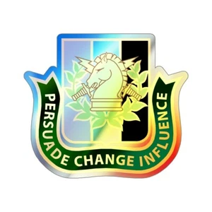 Holographic Die-cut Stickers - DUI - Psychological Operations - Picture 1 of 2