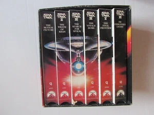 Star Trek Movie Collection VHS 1993 6 Tape Box - Action/Sci-fi - Picture 1 of 5