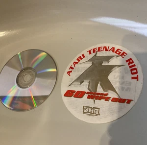 Original Vintage 1999 ATR Atari Teenage Riot Promo Sticker 60 seconds wipeout - Bild 1 von 2