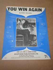 Jerry Lee Lewis - You Win Again sheet music - Picture 1 of 1