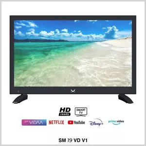 SMART TV SM19 V1 HD READY 1366x768 19" HDMI DVB-T/T2 DVB-S/S2 12 V Casa Camper - Foto 1 di 1