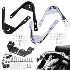 Quick Release Sissy Bar / Mount Rack Docking For Harley Tour Pak Touring 97-2008 - Picture 1 of 32