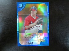 2005 Bowman Chrome Blue Refactor # 298 Chuck James (B19BG) Atlanta Braves 