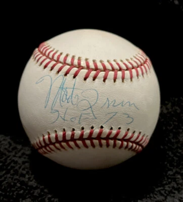 Monte Irvin HOF 73 Giants Signed AUTOGRAPHED OMLB Baseball - Image 1 of 2