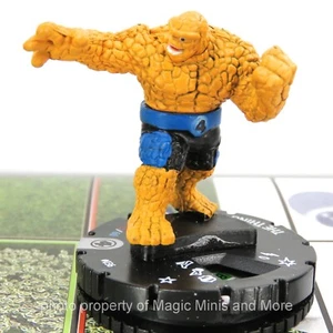 Fantastici Quattro ~ LA COSA #036 HeroClix rara miniatura #36 con carta - Foto 1 di 1