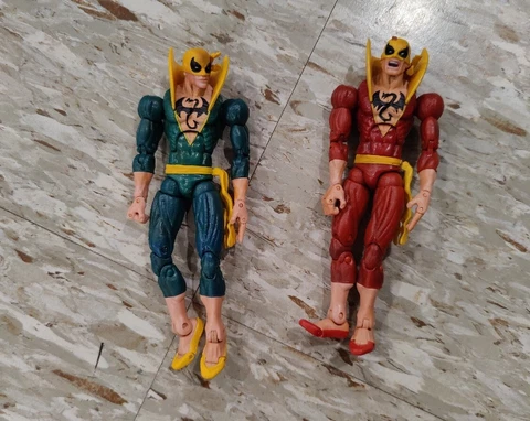 ToyBiz Marvel Legends IRON FIST Green Red Variant 2005 Apocalypse 6” Figure Lot Cover