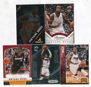 Dwyane Wade 5 Card Basketball Card Lot Chicago Bulls Cavs MIAMI HEAT (LOT 22) - Picture 1 of 1