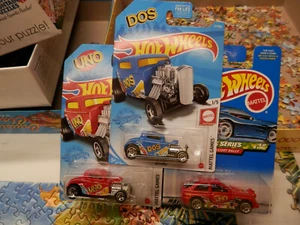 Hot Wheels 2021 & 1996 uno cars and dos car 2021 n - Picture 1 of 6