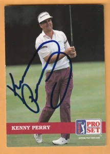 Kenny Perry AUTO firmato 1992 Pro Set Western Kentucky Hilltoppers Franklin KY - Foto 1 di 2