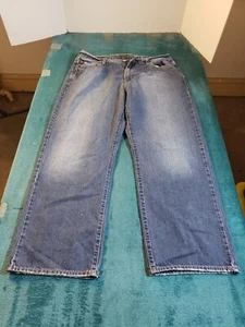 Lucky Brand Jeans Sz 36x27 Mens Blue Pants Denim Casual Stretch 165 Straight - Picture 1 of 13