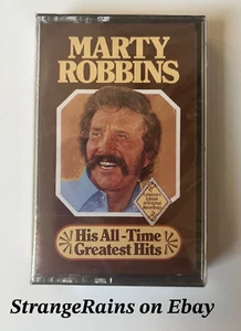 MARTY ROBBINS ~ All Time Greatest Hits  ~ CASSETTE TAPE  ~ NEW SEALED - Picture 1 of 3