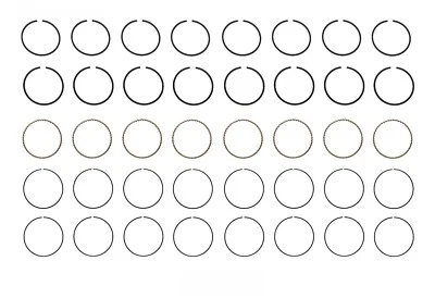 EngineTech Piston Ring Set for 1 Engine .030in .75mm Oversize .030in .75mm Overs - Image 1 of 4