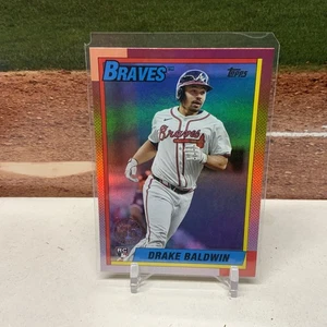 2025 Topps Update Drake Baldwin #U90-32 1990 Topps Foil Insert RC Braves - Picture 1 of 2
