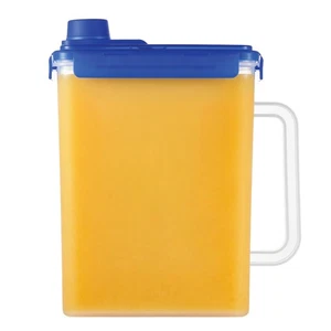 Aqua Fridge Door Water Jug with Handle BPA Free Plastic Pitcher with Screw To... - Picture 1 of 6
