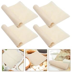 4 Pezzi Panno Tofu Panno Filtro Formaggio Filtrante Panno Colino Formaggio Cucina - Foto 1 di 12