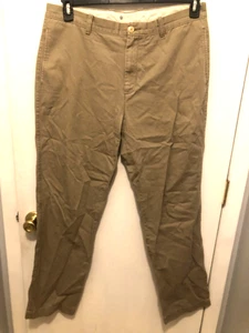 Pantalones chinos de algodón beige calce clásico J Crew para hombre 36X33 - Imagen 1 de 3