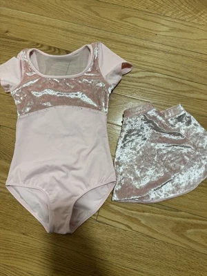 Bloch Dance Girls Short Sleeve Leo And Skirt 8-10 - Image 1 of 4