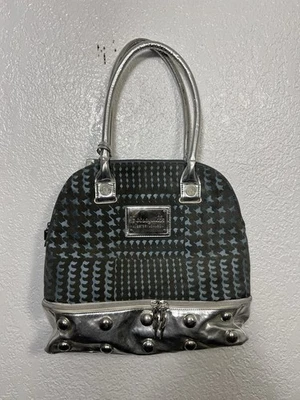 Cartera de colección Y2K Betseyville por Betsey Johnson Lightning Bolt burbuja plateada Foto 1 de 4