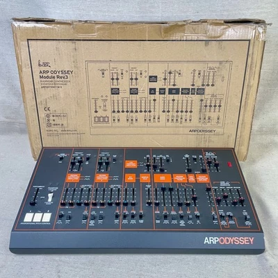 Korg Arp Odyssey Module Rev 3 Black Duophonic Synthesizer - Image 1 of 4