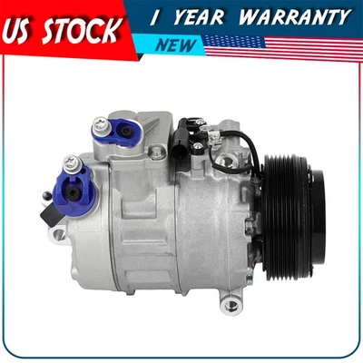 AC Compressor Fro BMW 328i 328i xDrive 2012-2013 750iL 1998-2001 X5 X6 2008-2010 - Image 1 of 4