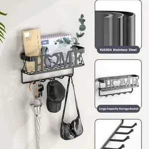 Metal Key Holder Iron Art Envelope Rack for Office Shoulder Bag Farmhouse - Picture 1 of 6