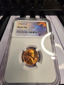 1964-D 1C Red Lincoln PENNY COIN Memorial MS 65 - Bild 1 von 2