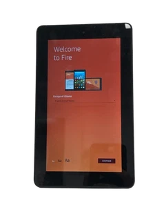 Amazon Fire 7 Tablet 7th Gen 8GB Wi-Fi 7in Black SV98LN - Used Working - Picture 1 of 5