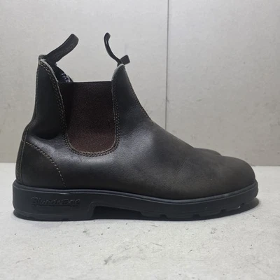 STIVALI CHELSEA BLUNDSTONE 500 STYLE 000509 DA UOMO IN PELLE MARRONE TAGLIA UK10 EU44 - Immagine 1 di 4