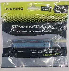 TwinTack Pro Fishing Grip Twin Tack Wahoo Blu Alta Trazione Polimero 38" 8D8 - Foto 1 di 2