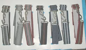 ADULT/MENS SNAKE BELT BELTS TRADITIONAL STRIPES LOADS OF COLOUR VARIATION 24-49" - Imagen 1 de 1