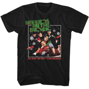Nueva Camiseta Niños En La Bloque Feliz Navidad Foto Para Hombre Danza Música Pop - Imagen 1 de 5