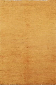 Luxurious Gabbeh Solid Design Wool Modern Accent Rug - Brand New 3x4 ft - Picture 1 of 12