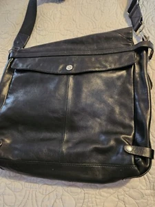 Francesco Biasia Genuine Cowhide Leather Bag, Large Messenger bag - Picture 1 of 10