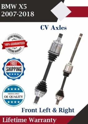 Nuevo eje CV delantero izquierdo y derecho OE para BMW X5 2007-2018 garantía de por vida Foto 1 de 4
