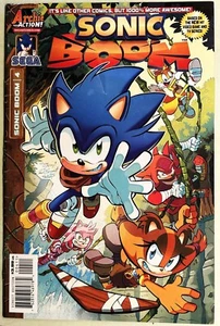 SONIC BOOM COMIC BOOK #4 "Sticks Stones" March 2015 Bagged & Boarded FN+ - Picture 1 of 3
