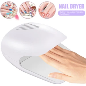 Nail Dryer Portable Nail Lamp for Regular Nail Polish Battery Operated NX - Picture 1 of 12