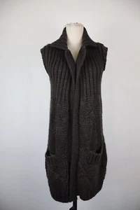 ELISABETTA FRANCHI CARDIGAN MAGLIONE SMANICATO DONNA 44 SWEATER WOMAN VINTAGE - Foto 1 di 9