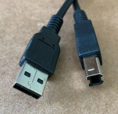 USB 2.0 A TO B Printer Cable Lead HP 6FT Cable - Image 1 of 3