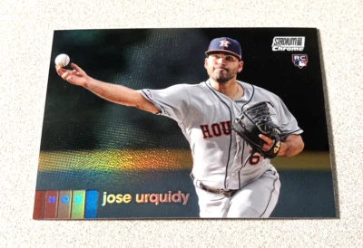 2020 Topps Stadium Club Chrome RC Refractor #149 Jose Urquidy Astros - Image 1 of 2
