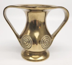 Antique Chinese Qing/Ming Neolithic Style Bronze Two Handled Vase - Picture 1 of 7
