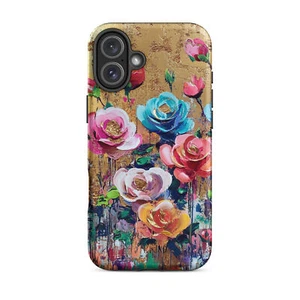 Graffiti Floral Dual Layer Tough Case for iPhone® - Picture 1 of 24