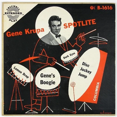 GENE KRUPA & ORCH Spotlite EP B-1616 7IN 1952 JAZZ P/SLVE VG++  NM- - Image 1 of 4