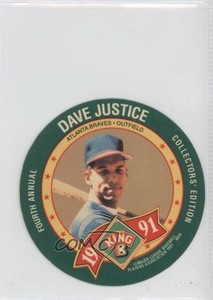 1991 King-B Collector's Edition Discs David Justice #18