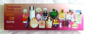 2018 Ulta Women’s Perfume Sampler Set 15 Piece Most Coveted Fragrances+Atomizer - Picture 1 of 10