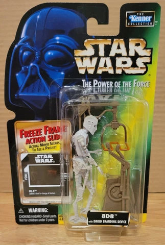 1998 STAR WARS ~ 8D8 w/ DROID BRANDING DEVICE ~ FREEZE FRAME  Power of the Force Cover