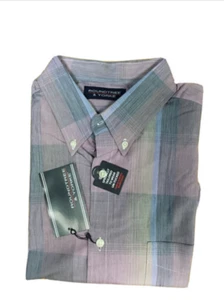 ROUNDTREE & YORKE Shirt Cotton Multi Color size XL - Picture 1 of 1